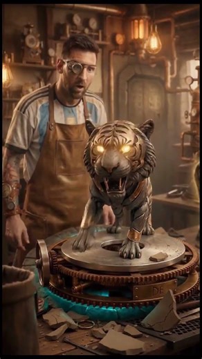 Messi Built the World Cup Trophy in Secret Lab #shorts