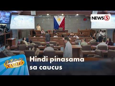 Sen. Erwin: Hindi isinama ang minority senators sa caucus kaya nag-uwian na | Gud Morning Kapatid