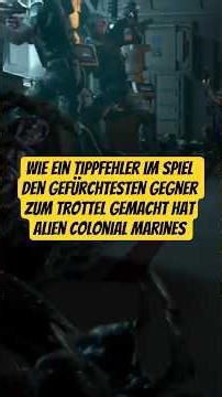 Ein Tippfehler im Spiel macht ein Monster zu einem Trottel! Aliens: Colonial Marines #gaming