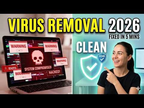 Remove ALL Malware Using Just 3 Commands (No Tools Needed)