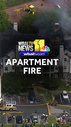 SKY 11 video shows extensive roof damage as crews fight a fire at a Windsor Mill apartment complex. Follow late breaking updates on WBAL-TV 11 News at 4, 5, 6, 7, 10 and 11; in the WBAL-TV 11 News app, and on https://t.co/NnZOTIh7X5: https://t.co/T12HQRHxPE