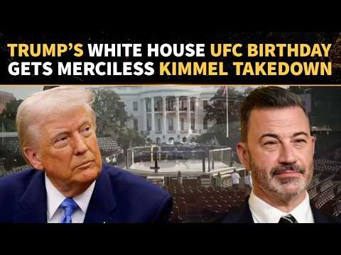 Kimmel BRUTALLY Roasts Trump’s $60M UFC Birthday Spectacle And Makes One Bold Prediction | WATCH
