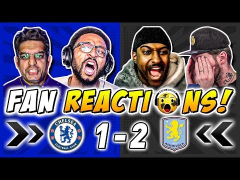 Chelsea Fans DEVASTATED 😫 Reactions to Chelsea 1-2 Aston Villa | Premier League Fan Reactions