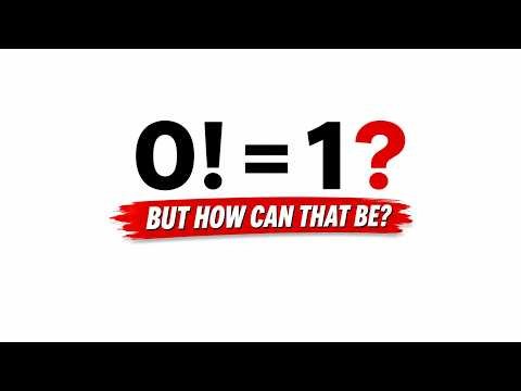 Why Does 0! = 1? | Zero Factorial Explained.