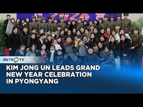 Pyongyang Lights Up as Kim Jong Un Welcomes New Year