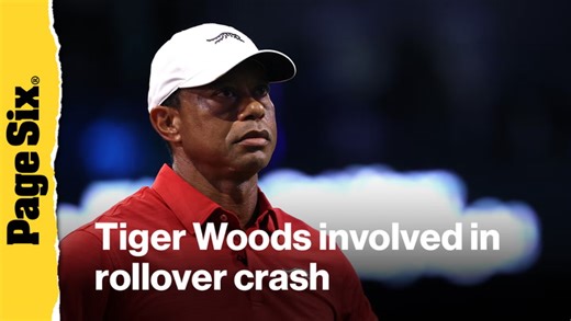 Tiger Woods arrested and charged with DUI, crawled out of Land Rover after rollover car crash