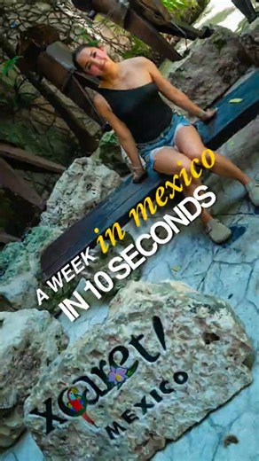 Xcaret - Cliff diving, zipline, giant waterslide, amphibious driving you name it. #travel