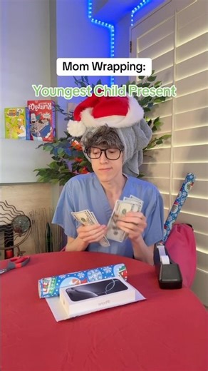 Mom Wrapping Presents 🎁: Oldest to Youngest #themanniishow.com/series