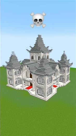 Minecraft Mansion Build Battle - Noob vs Pro vs Hacker vs God #shorts #minecraft