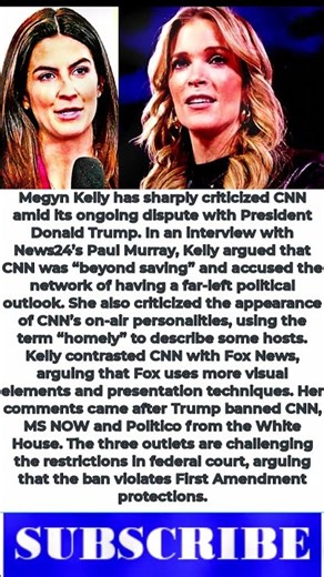 Megyn Kelly Takes Aim at CNN Amid Trump Media Fight