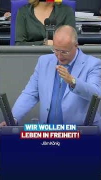 Nicht mit uns. Wir wollen ein Leben in Freiheit! Jörn König - AfD-Fraktion im Bundestag