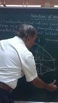 Rectangular Pyramid/ Engineering Drawing