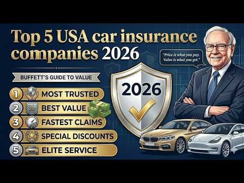 Top 5 car insurance companies in USA 2026