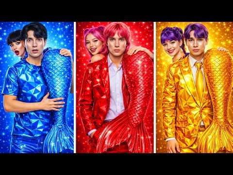 Rich Bride Couple vs Poor Bride Couple Fashion From Huntrix & Saja Boys! KPop Demon Hunters Makeover