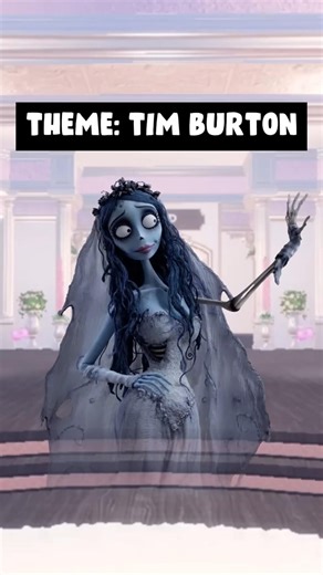 DTI THEME: Tim Burton - Emily Corpse Bride 👰 #dresstoimpress #roblox #corpsebride