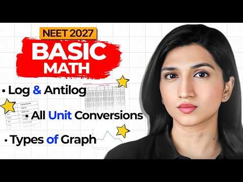 Basic Maths for Chemistry | Complete Foundation for NEET 2027 🔥