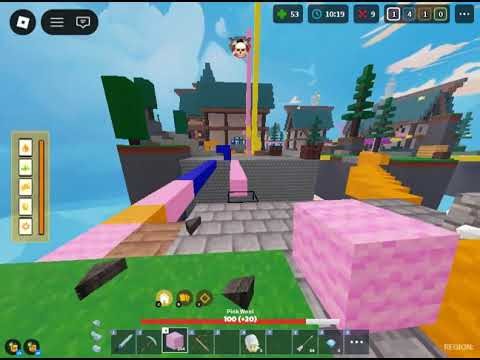 Laggy Roblox Bedwars Gameplay: Lucky blocks 27