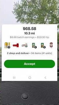 $68 Instacart Order #instacart #instacartshoppers #pov #irl #doordash #groceryshopping