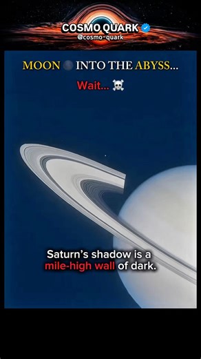 Saturn is Stealing the Light! (Wait for it) #saturn #spacemystery #nasa #space
