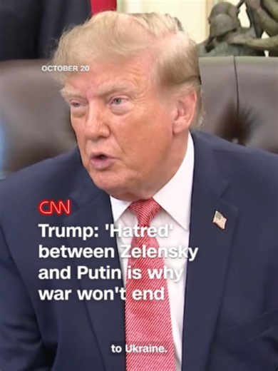 President Trump said he wants Ukrainian President Zelensky to make a deal to end the Russia-Ukraine war. Trump stated he thought the war would be the “easiest” to end, and blamed the “tremendous hatred” between Zelensky and Russian President Putin for the war continuing.