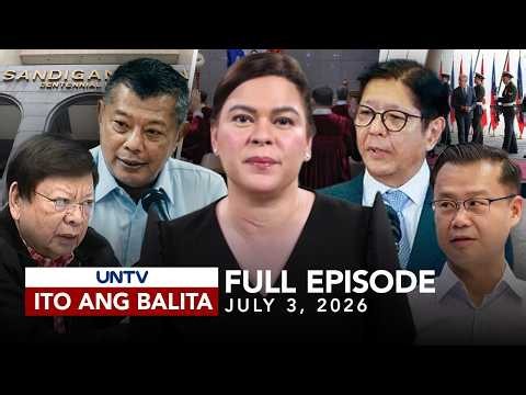 UNTV: Ito Ang Balita | July 3, 2026