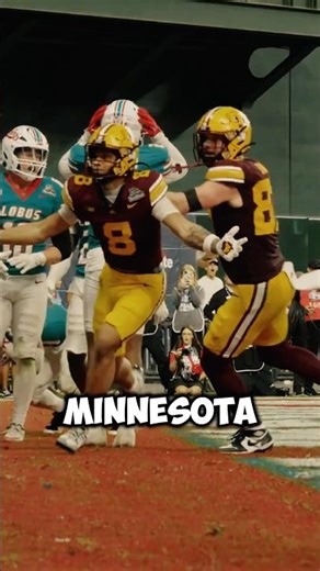 Minnesota Gophers vs New Mexico | 2025 Rate Bowl Full Game | 9 IN A ROW and 100 yard TD #shorts