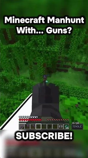 Minecraft Manhunt But With... GUNS?!?