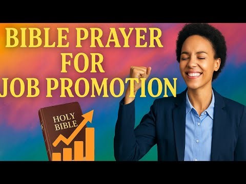 Bible prayer for job promotion