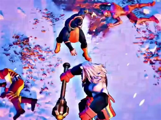 This looks even cooler when you realize they don't have the sense of gravity pulling on them, which means they can fight under any angle and don't feel disoriented