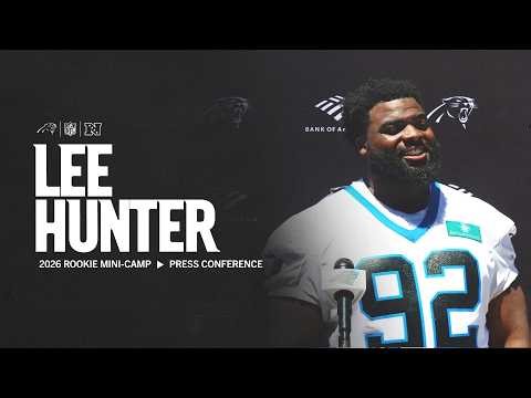 Lee Hunter on why he chose his new jersey number 🎽 | Carolina Panthers