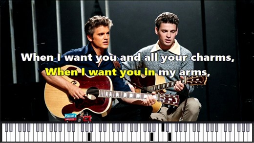 All I Have to Do Is Dream - The Everly Brothers | Karaoke with Lyrics 🎤✨ (Classic 50s Hits)