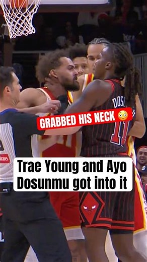 Dosunmu didn't like Trae's slap 😬
