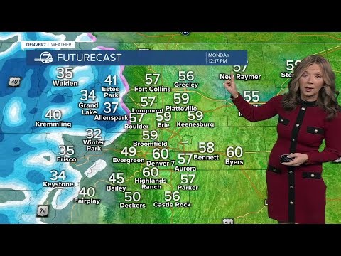 A warm and dry start to the week for the Denver metro area