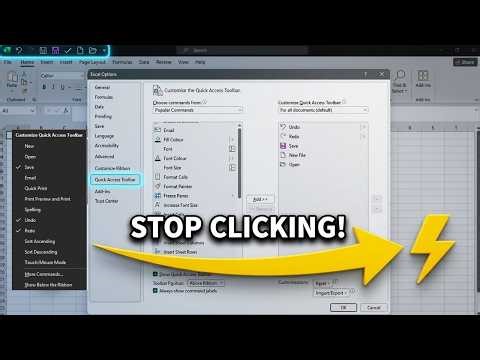Quick Access Toolbar Customization Tutorial