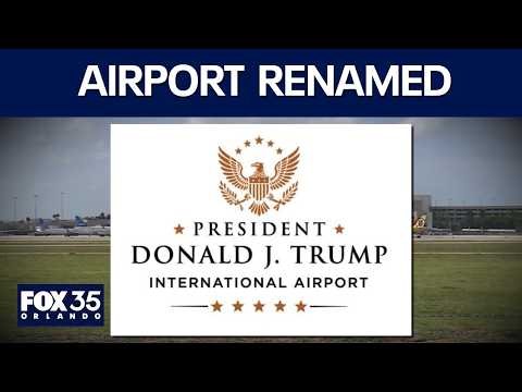 Trump airport name change: PBI Is Now DJT