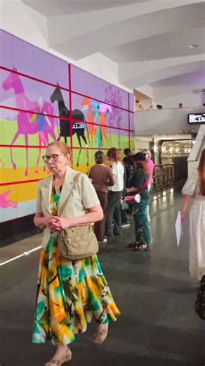 Moscow Subway Ride Bitsa Park Metro Station Travel #moscow #subwayride #bitsapark #metrostation