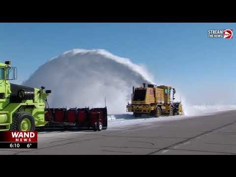 Snow Removal At Decatur, Illinois Airport