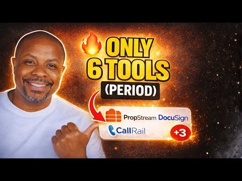 The ONLY 6 Tools You Need to Run a Real Estate Business (Beginner → Pro)