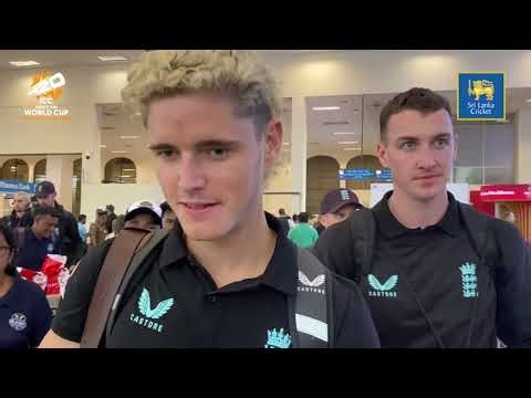 England Team Arrival | ICC Men's T20 Cricket World Cup 2026 #SriLankaCricket