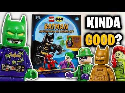 LEGO Batman Aventures in Gotham City Book - INCREDIBLE Minifigure