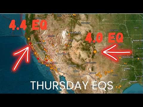 4.4 Earthquake Northern California. 4.0 Colorado. Thursday Earthquake activity.
