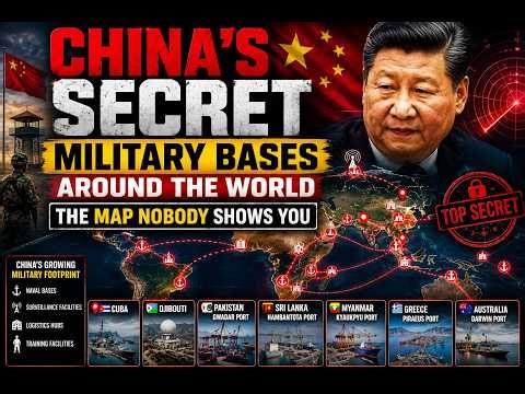 China's Secret Military Bases Around the World — The Map Nobody Shows You
