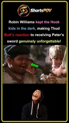 Robin Williams’ Secret Made This Hook Scene Unforgettable! 🥹⚔️ #movie