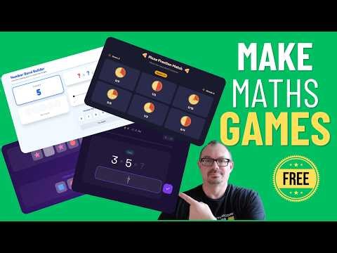 Interactive maths games AI tutorial for teachers