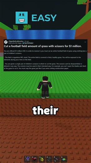 $1,000,000 Challenge: Cut a Football Field… With SCISSORS