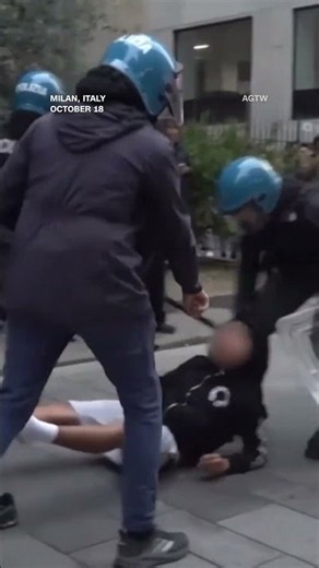 Milan protesters clash with police over rising cost of living