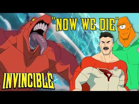 Omni-Man and Allen Fight The Rognarrs | Invincible Season 4