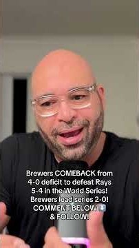 Brewers' INSANE Comeback SHOCKS Rays!