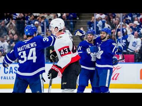 Marchenko scores his FIRST GOAL as a MAPLE LEAF!