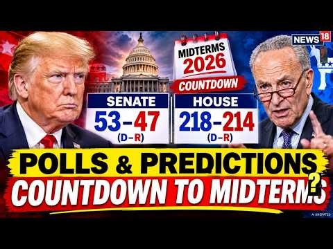 US Midterm Showdown LIVE: Dems on 52%, Reps on 47% | Democratic momentum, GOP midterm battle | N18G